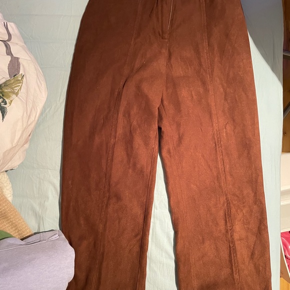 Thrifted wide leg brown pants - Picture 4 of 6